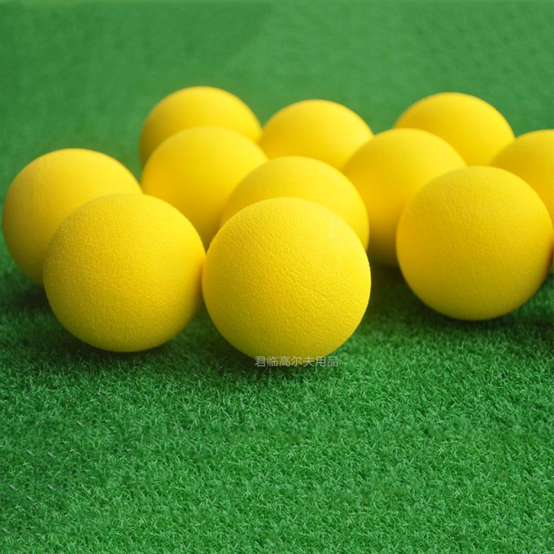 50 mm golf EVA topu qapalı təcrübə topu süngər topu əyləncə oyuncaq top köpük topu EVA tək rəngli top N rəngli