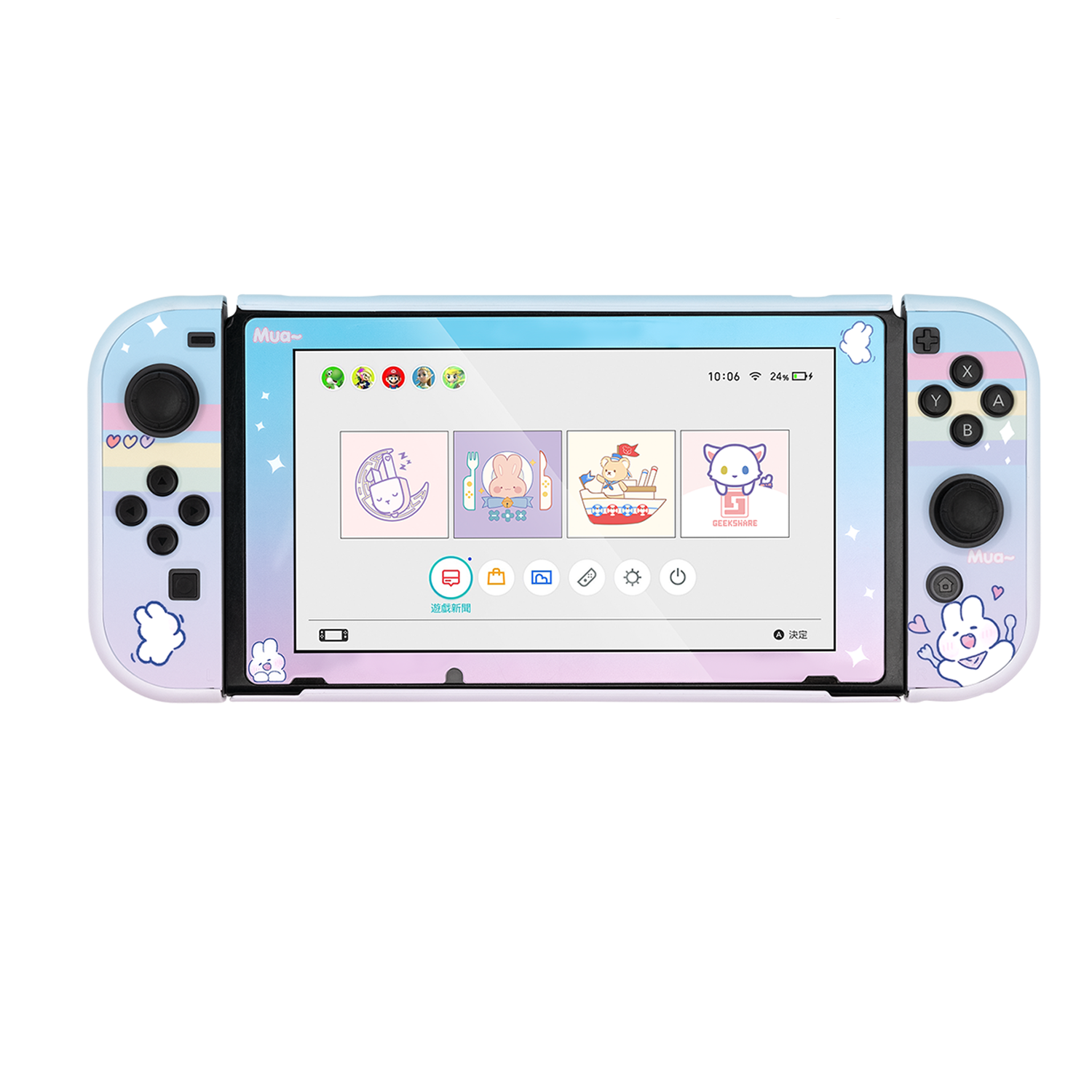 Mən çox istəyirəm Nintendo keçidi rəngli kənar temperli film OLED qoruyucu film ns yüksək dəqiqlikli film batareyanın ömrü versiyası oyun tam ekran filmi