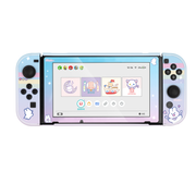 Mən çox istəyirəm Nintendo keçidi rəngli kənar temperli film OLED qoruyucu film ns yüksək dəqiqlikli film batareyanın ömrü versiyası oyun tam ekran filmi