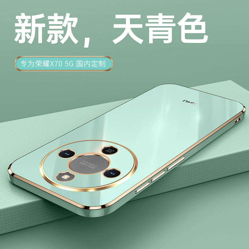 Honor X9D phone case, international version, Honor X9D protective case, electroplated ultra-thin MTN-NX1 silicone soft case, suitable for outdoor 5G, Hong Kong, new unisex Honor case, Honorox.