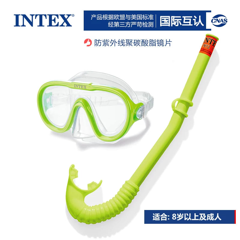 INTEX gözlük maskası uşaq üzgüçülük eynəyi su maskası dalğıc eynəkləri yüksək dəqiqlikli duman əleyhinə miopiya