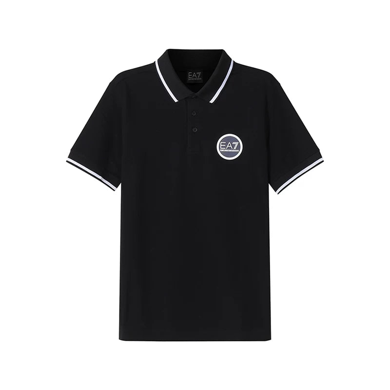 EMPORIO ARMANI EA7 Armani Men's Cotton Short Sleeve Polo Shirt 3LPF15 PJ5MZ