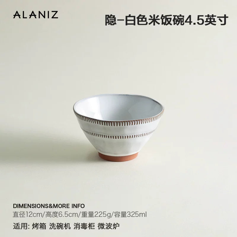 alaniz asqılı rəngli gizli ramen qabı məişət şorba qabı bambuk papaq qabı böyük kasa keramika qabı yapon əriştə qabı qab-qacaq düyü qabı