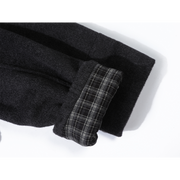 Chorissa Tünd Boz Yun Palto, Payız/Qış İkiüzlü Yun Palto, Qadınlar üçün Orta Uzunluqlu, Hepburn Stilində, Yüksək Səviyyəli Zəriflik Trench Palto