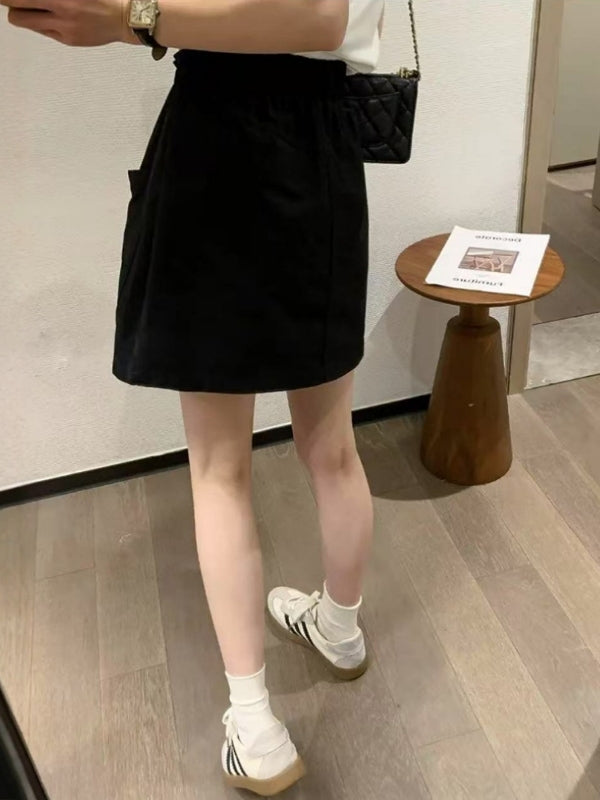 Qadınlar üçün böyük ölçülü, ipli yük ətəyi, yay üçün mükəmməldir, armud formalı fiqurları gözəl göstərir, qarın nahiyəsini gizlədir və arıqladıcı A-xəttli şortlar.