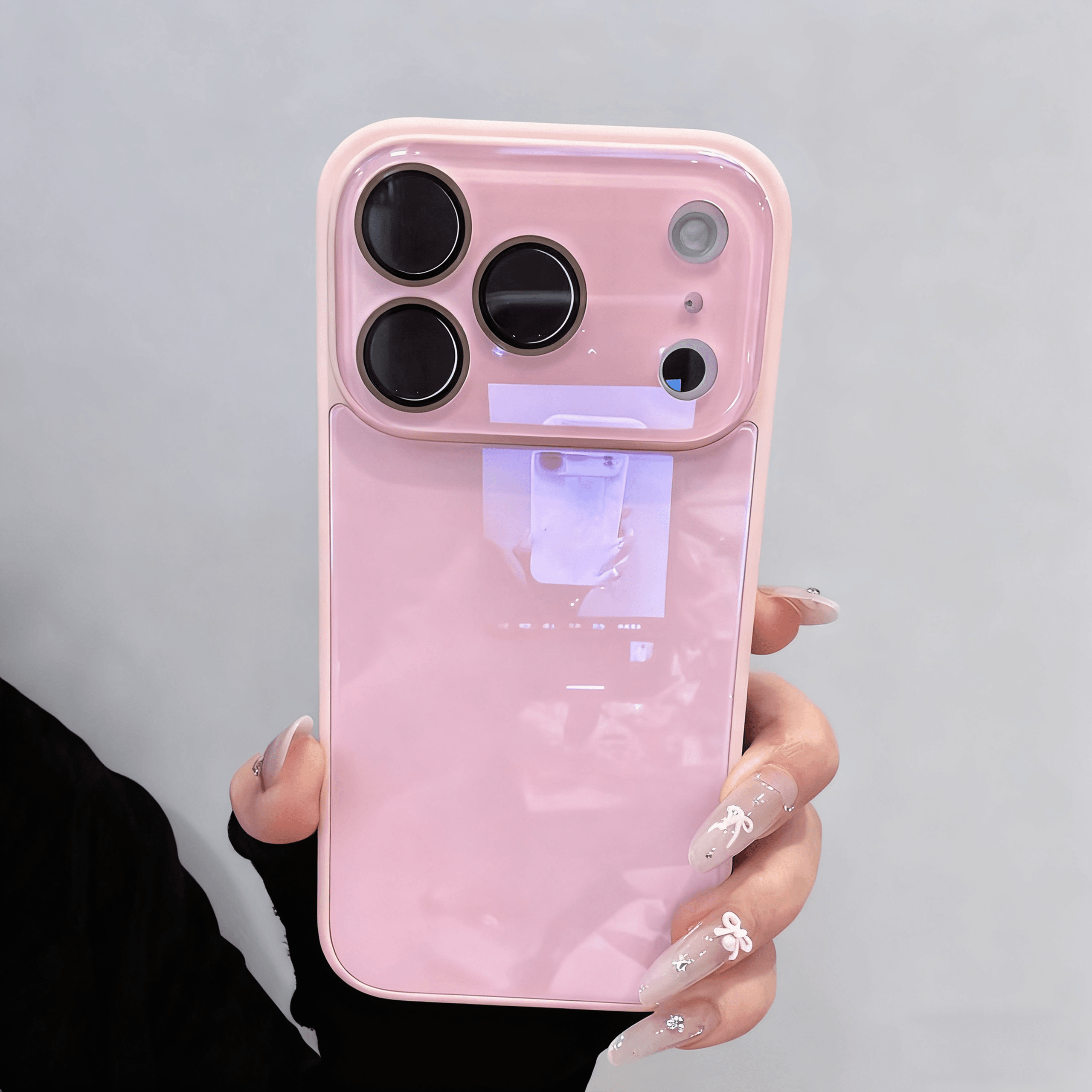 Apple iphone mobil telefon qutusu üçün uyğun Macaron buz şüşəsi yeni 17promax yüksək səviyyəli 15 linza filmi ilə 14 cüt düz rəngli 13 lens hər şey daxil 16pro niş kişi və qadın qutusu