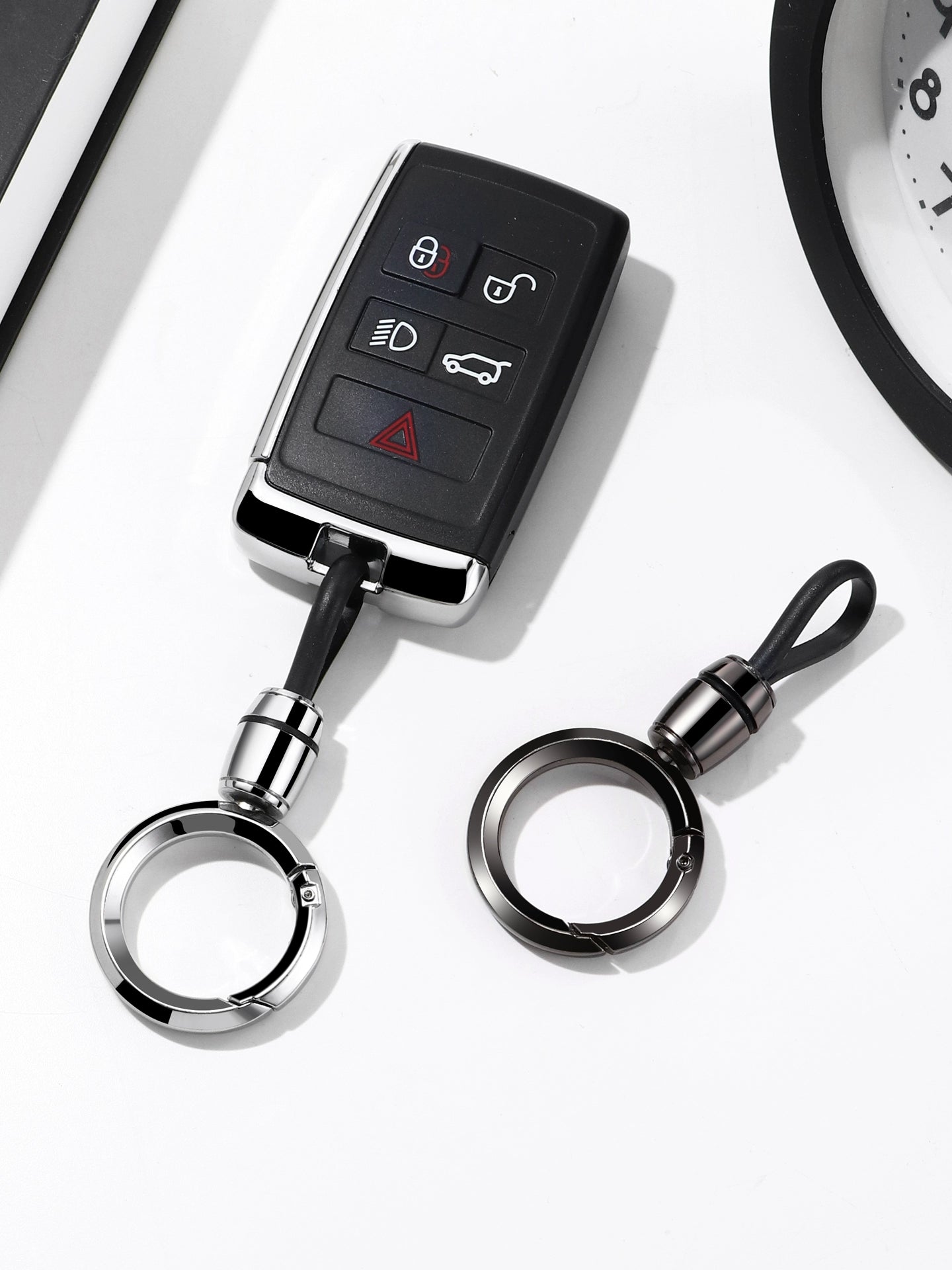 Avtomobil Açar Halqası Asma Kişilər Metal Sadəlik Açar Zənciri Bel Asma Saxlama Üzüyü Asma Biznes İtirilmə Əleyhinə Açar Zənciri