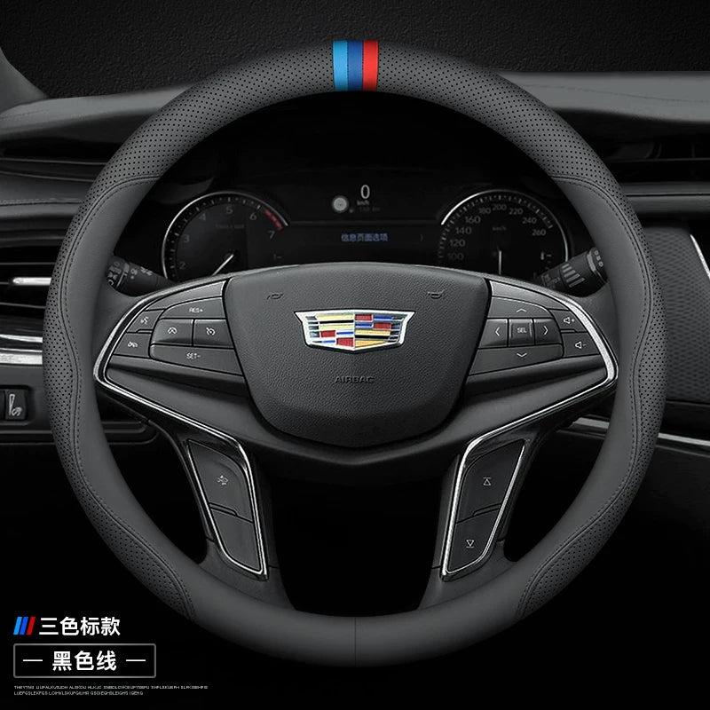 Cadillac sükan örtüyü, orijinal dəri, IQ, Ryoma, XTS, ATS/SLS/SRX/CTS, ultra nazik model.