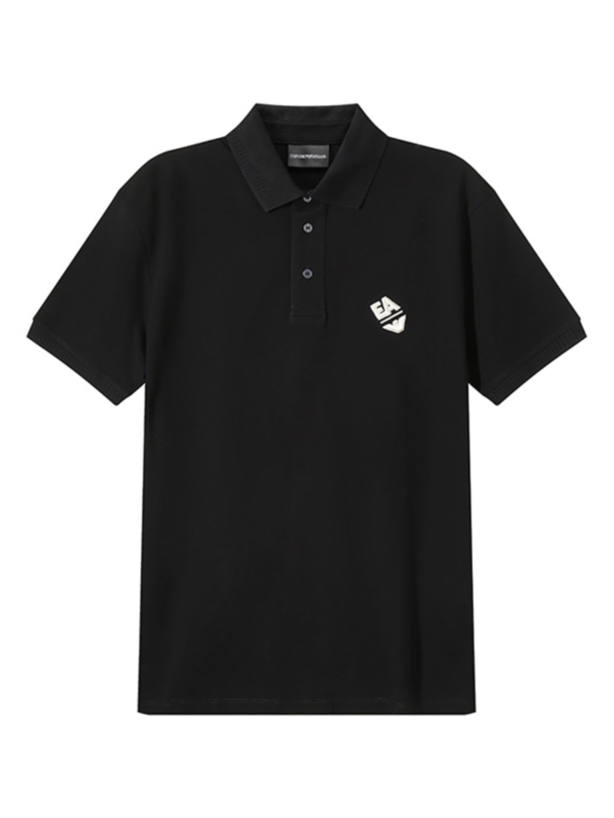 Armani EA Men's Embroidered Eagle Logo Cotton Short Sleeve Polo Shirt 3D1FE6 1JTKZ