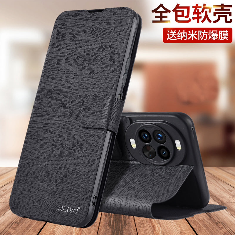 Huawei nova16 mobil telefon qutusu nova15 qutu nova14 canlılıq versiyası flip qapaq navo13pro qoruyucu dəri qutu nove16Ultra düşməyə qarşı hər şey daxil note16 yeni 60z kişi və qadınlar üçün uyğundur