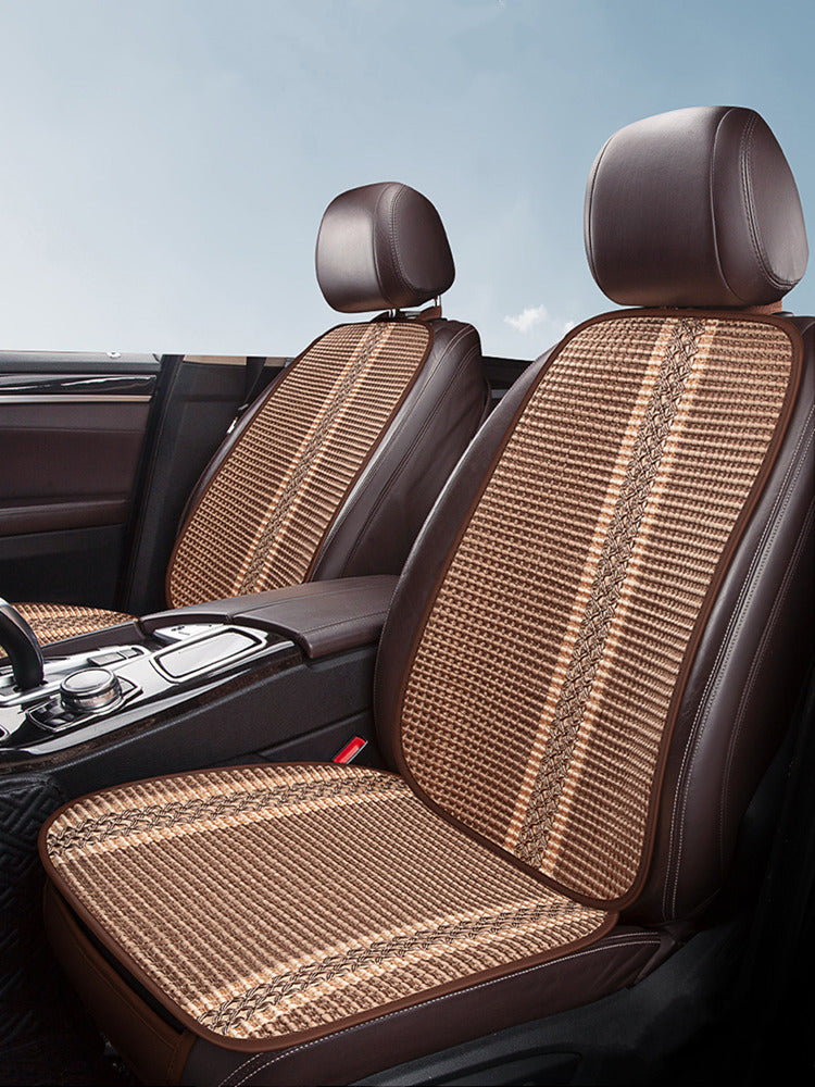 Avtomobil Oturacaq Yastığı Tək Parça Əsas Sürücü Oturacağı Tək Sürücü Otağı Tək Oturacaq Örtüsü Buz İpək Kətan Bütün İl Boyu Neytral Kreslo Yastığı