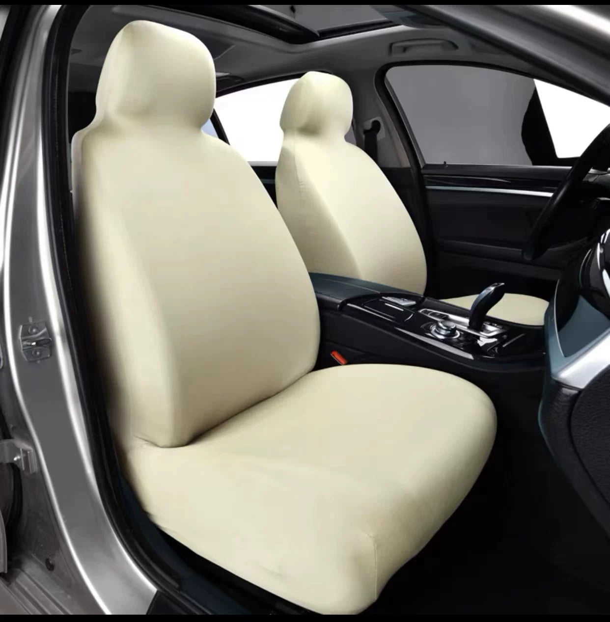 Universal five-seater car seat cushions and covers, breathable fabric, dustproof, elastic, fully enclosed, suitable for all seasons.
