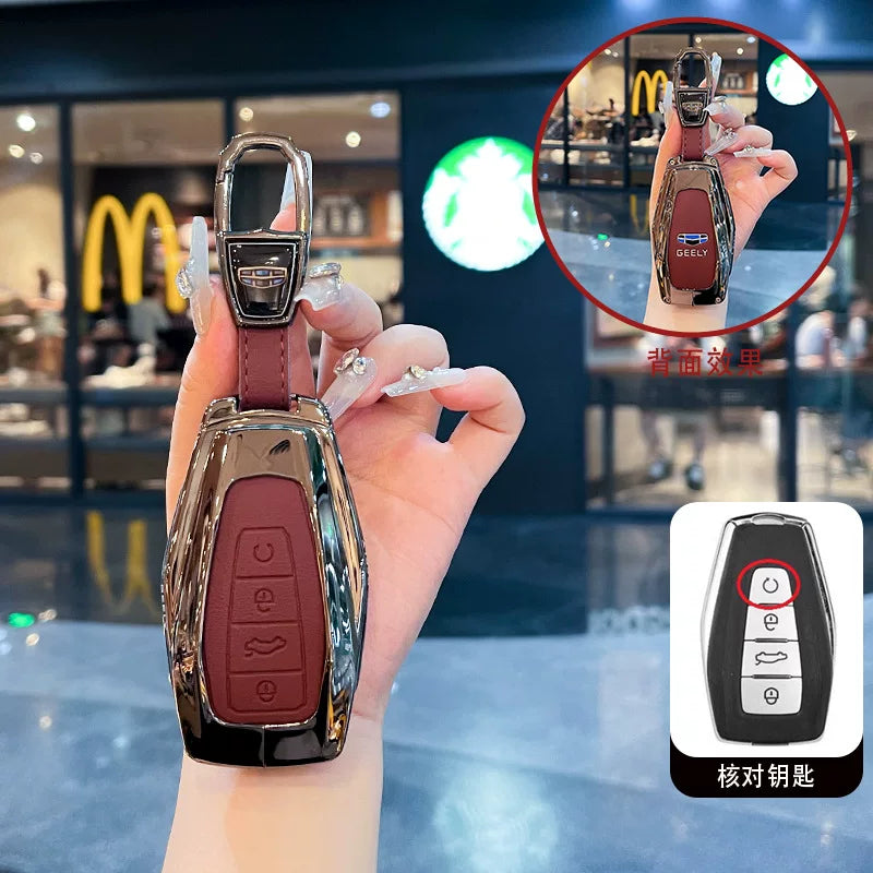 Geely Jiaji açar örtüyü, Geely Haoyue PRO, Xingyue L, Boyue, Binyue, Emgrand və Binrui avtomobil çantası klipləri üçün uyğundur