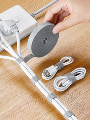 Yapon məlumat kabeli saxlama artefaktı Velcro kabel bağlayıcı kabel təşkilatçısı kompüter kabel bağı masaüstü tel bərkitmə kəməri