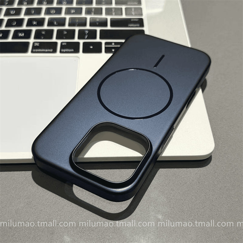 ins qabaqcıl maqnit metal teksturası Apple 17ProMax mobil telefon üçün korpus iPhone16pro yeni model 11 barmaq izi əleyhinə 12 kişi və qadın 13 cüt 14plus hər şey daxil 15promax düşməyə qarşı çanta
