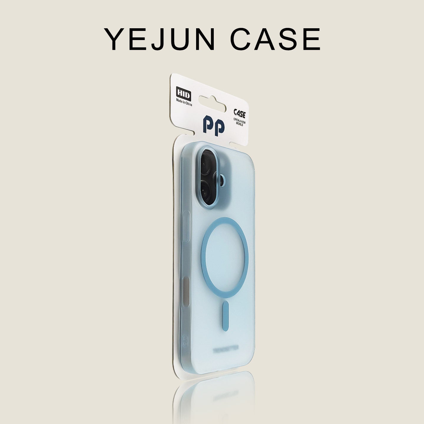 Yejun Apple 17 mobil telefon qutusu, buzlaq mavisi maqnit tutqun iphone16promax, yüngül və nazik, yarı şəffaf, böyük dəlik, 15pro, yüksək səviyyəli məna, 14 niş, 13 sadə, böyük çuxur, 12 internet ünlü, 17air üçün uyğundur