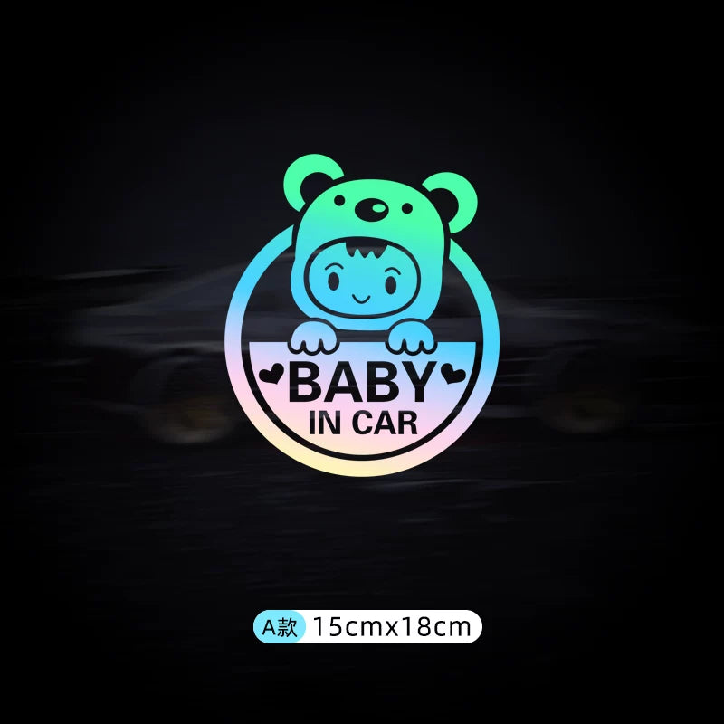 Avtomobildəki körpə stikerləri, avtomobildəki körpələr və uşaqlar üçün xəbərdarlıq stikerləri.