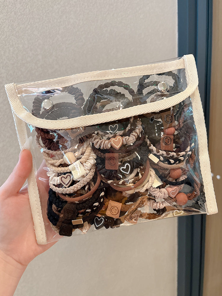 Qadınlar üçün yüksək keyfiyyətli saç bağı, 2026-cı il yeni stili, premium saç aksesuarı, at quyruğu saç bəzəyi, böyüklər üçün dəri çanta