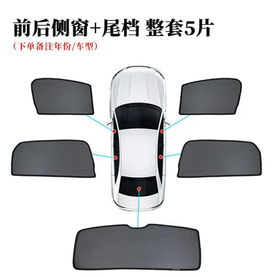 Maqnit günəşdən qoruyan Honda Stepwgn Spada RP3/5 RG RK avtomobil pəncərəsi üçün günəşdən qoruyucu örtüklə uyğundur
