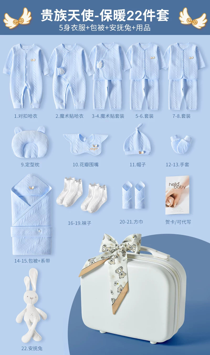 Körpə hədiyyə dəsti, yeni doğulmuş körpə üçün geyim və ləvazimatlar, yeni doğulmuş körpənin dolunay bayramı hədiyyəsi, yeni ana üçün yüksək səviyyəli hədiyyə.