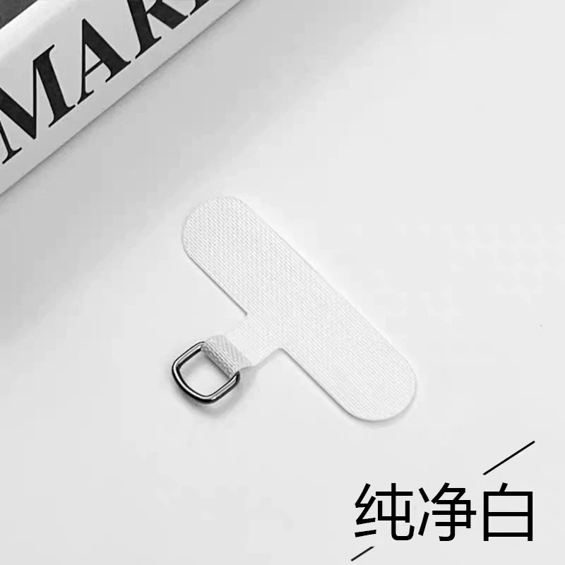 Cib telefonu kişi və qadın mobil telefonları üçün asılmış nazik conta Android yamaq zənciri yüksək keyfiyyətli klip güclü Apple universal xüsusi klip anti-kart anti-çip itkisi cihazı lanyard deşiksiz mobil telefon qutusu