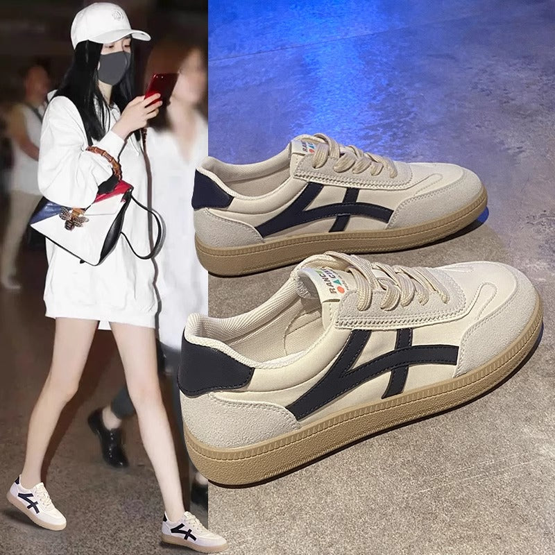 Brendin xüsusi təklifi: Qadın ağ idman ayaqqabıları, yeni model, məşhur Alman məşq ayaqqabıları, idman ayaqqabıları, çox yönlü yumşaq dabanlı ayaqqabılar