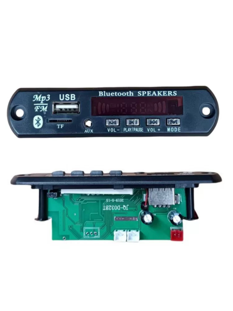 12v enerji təchizatı D032 uzaqdan idarəetmə ilə Bluetooth audio D026 dövrə lövhəsi rəqəmsal ekranlı güc gücləndirici lövhənin deşifrə modulu