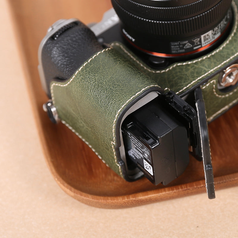 Sony A7C2 Qoruyucu Çanta A7M4 Kamera Çantası Dəri Çanta Baza a7r5 Mikro SLR Baza ZVE10/A7C İkinci Nəsil
