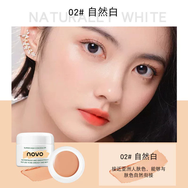 novo Mega Concealer - Ləkələr, Sızanaq Çapıqları, Tatular, Tonal Krem və Qara Dairələr üçün Güclü Örtücü - Rəsmi Flaqman Mağazası - Orijinal Məhsul