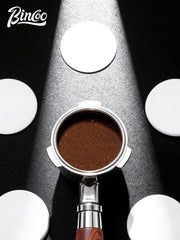 Bincoo espresso maşınının tutacağı dəyirmi toz qabı xüsusi filtr kağızı Moka qab 58mm universal 100 parça filtr