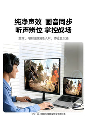 Greenlink Typec to HDMI kabeli dişi 4K HD video adapter MacBook/mini Apple 17 Huawei Thunderbolt 4 displey çeviricisi üçün uyğun mobil telefon bağlantısına USBC interfeysi
