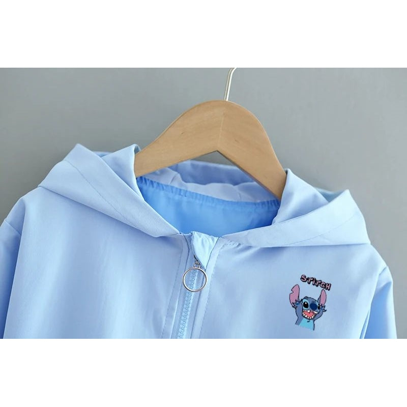 Qızlar üçün Uşaq paltosu Payız kapüşonlu gödəkçə Körpə geyimləri