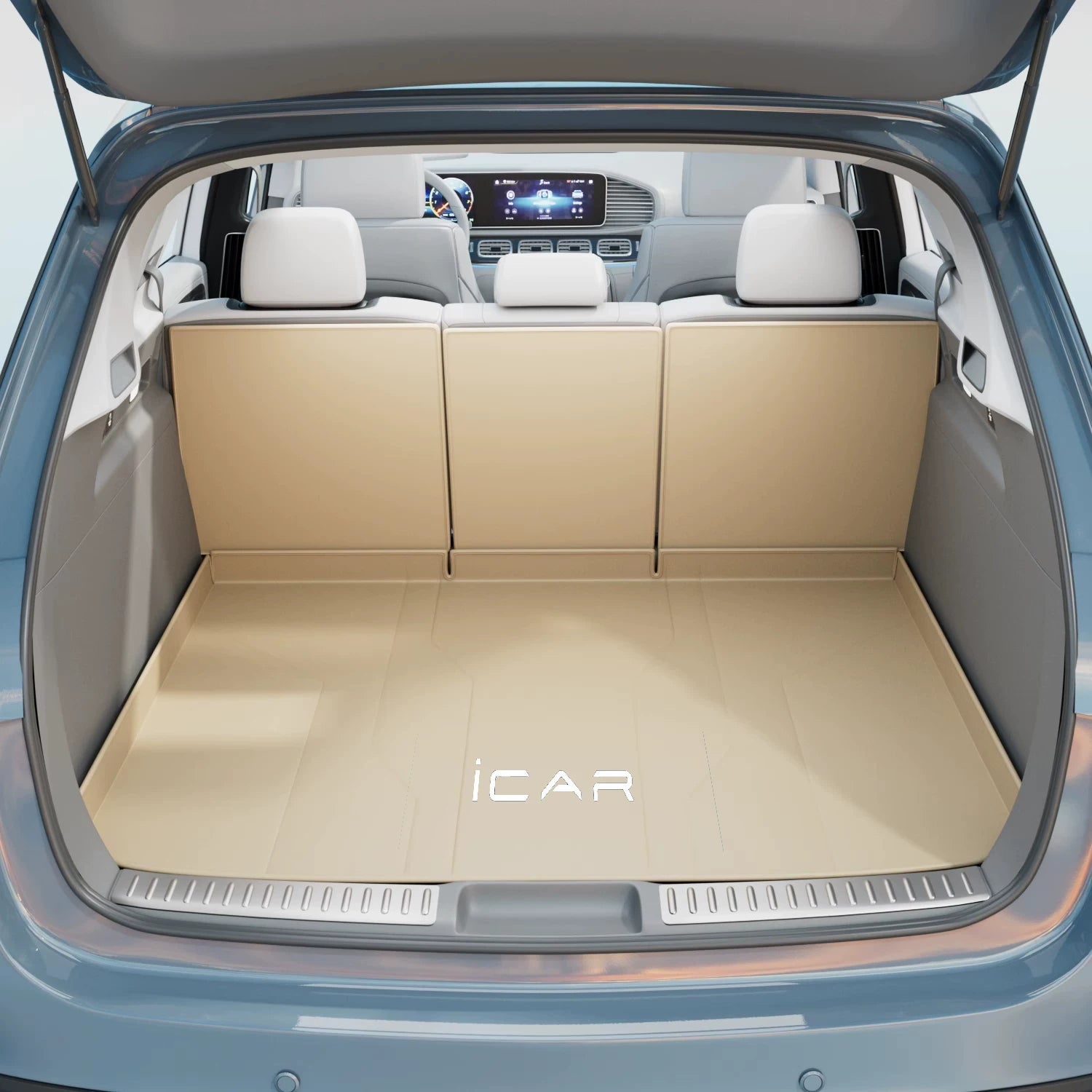 Chery iCAR 03T/iCAR Super V23 Baqaj Döşəməsi, 26 Model Avtomobil Daxili Aksesuarları, Tam Örtüklü Baqaj Döşəməsi