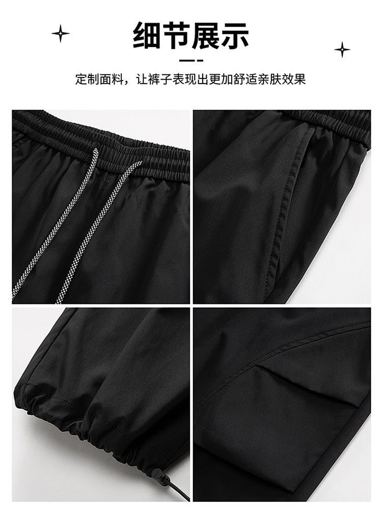 NEW BOLUNE/New Balance Autumn/Winter Functional Loose, Tapered Leg Cargo Pants, Comfortable Daily and Multifunctional Long Pants