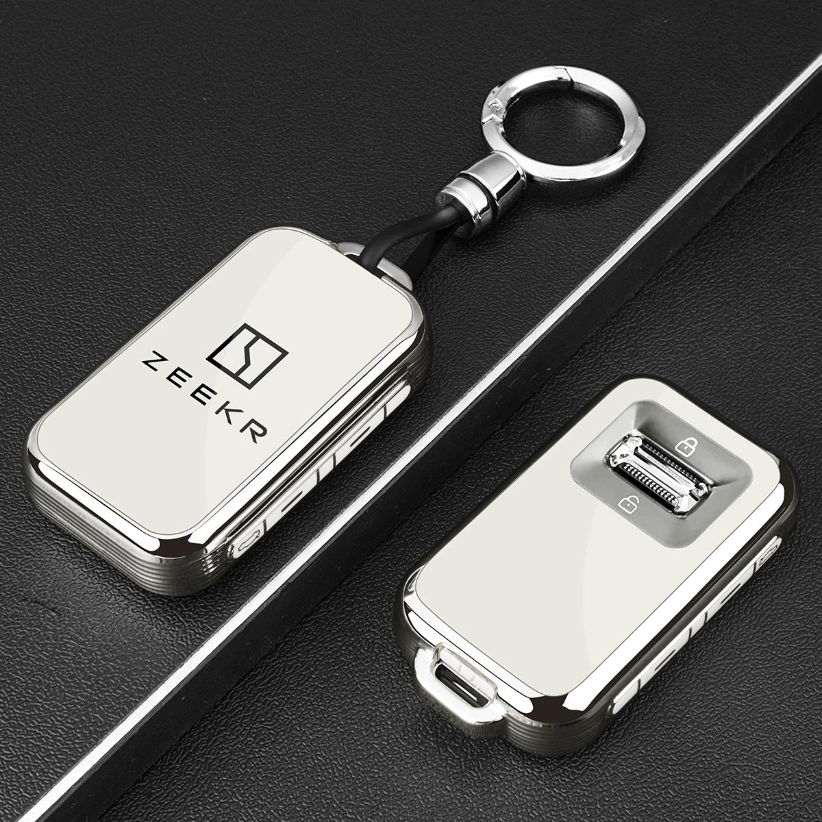 25 Zeekr 9X Açar Üzlükləri, Zeekr 9X Obsidian Qara Nəşr, Premium Avtomobil Dizaynı, Kişilər və Qadınlar üçün Tam Örtüklü Qoruyucu Qutu