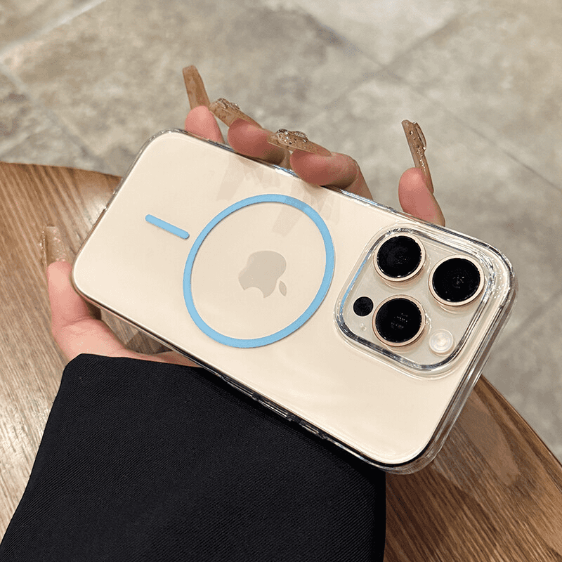 [İncə maqnit sərt qabıq] iphone16pro mobil telefon qutusu üçün uyğun ultra nazik şəffaf Apple 16proMax yeni 15 simsiz şarj 14/13/12 kişi və qadınlar üçün sadə qoruyucu örtük