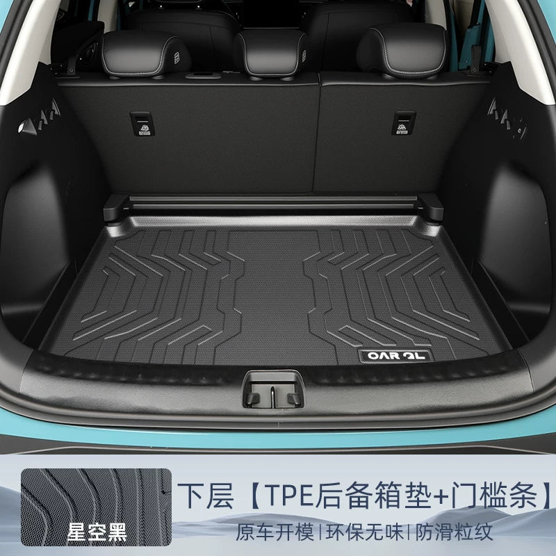 25 BYD Hiace 05EV Xüsusi Baqaj Döşəməsi TPE Quyruq Qutusu Döşəməsi Ön və Arxa Avtomobil Aksesuarları 05