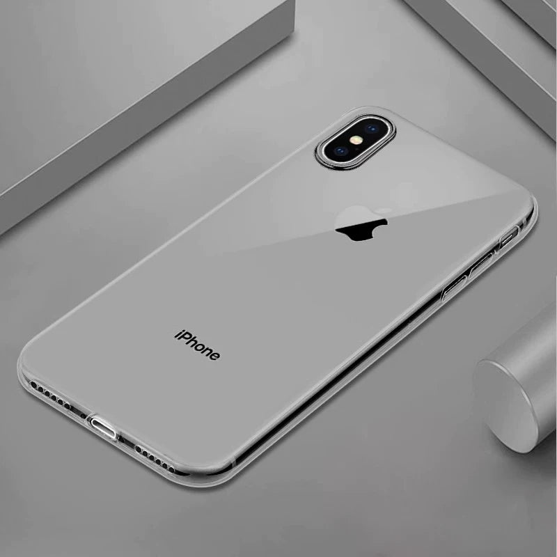IPhoneXsMax mobil telefon qutusu Xr Apple X yumşaq qabıqlı IPhoneX şəffaf üçün uyğundur
