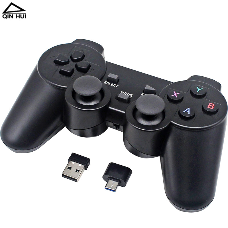 USB simsiz oyun nəzarətçisi 2.4G universal nəzarətçi PS3 oyunlarına kompüter, televizor, mobil telefon və planşet qoşulmasını dəstəkləyir