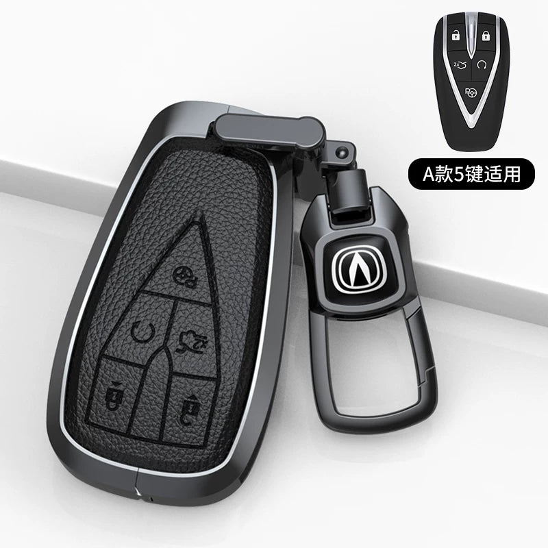 Chang'an açar örtüyü CS75/CS35/CS55/X5 PLUS Yidong Lumin/uniz/K/T Yida orijinal dəri çanta