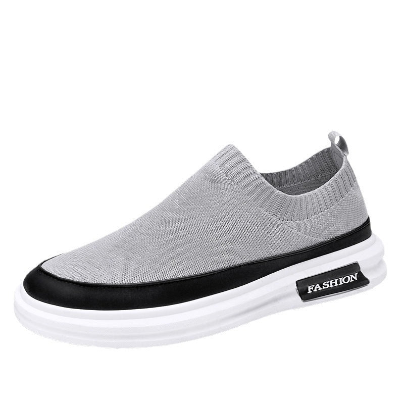 Kişi Ayaqqabı Yeni Yaz və Yay Nəfəs ala bilən Fly-knit Sneake