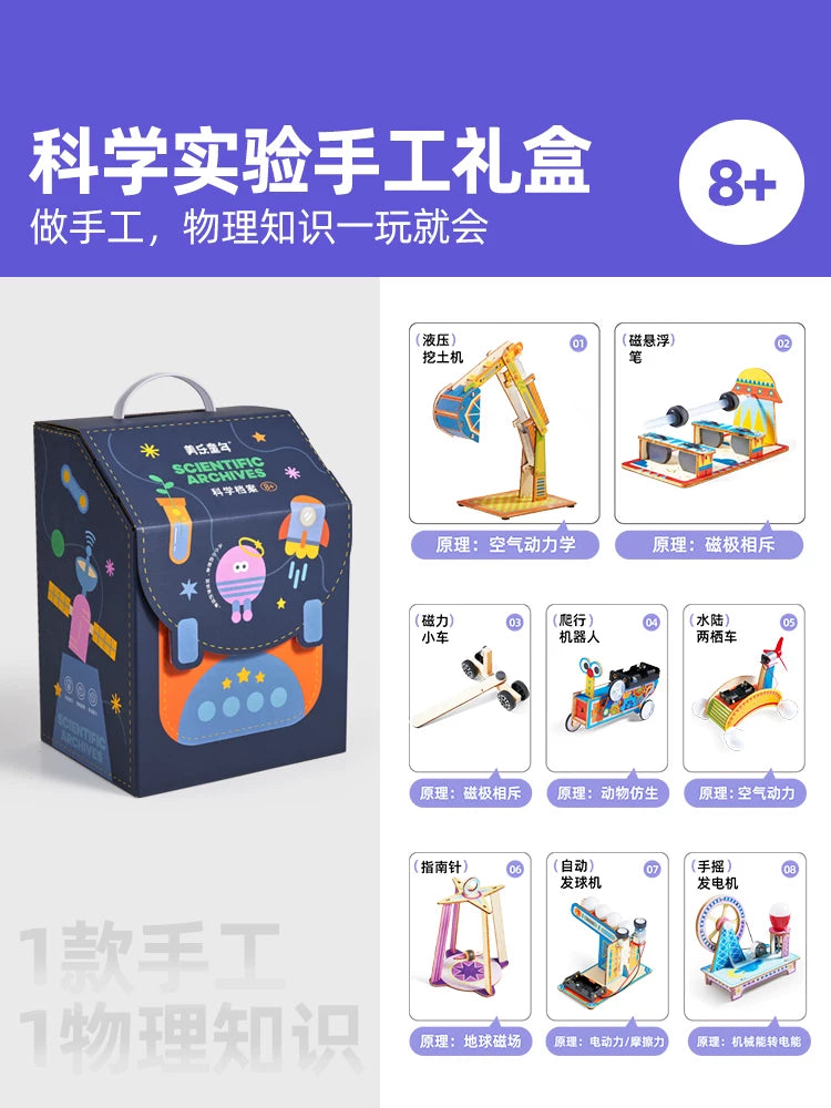 Şagirdlər üçün Melody Childhood Elmi Təcrübə Dəsti, Əl İşləri, Oğlan və Qızlar üçün Təhsil STEM Oyuncaqları, Milad Hədiyyəsi