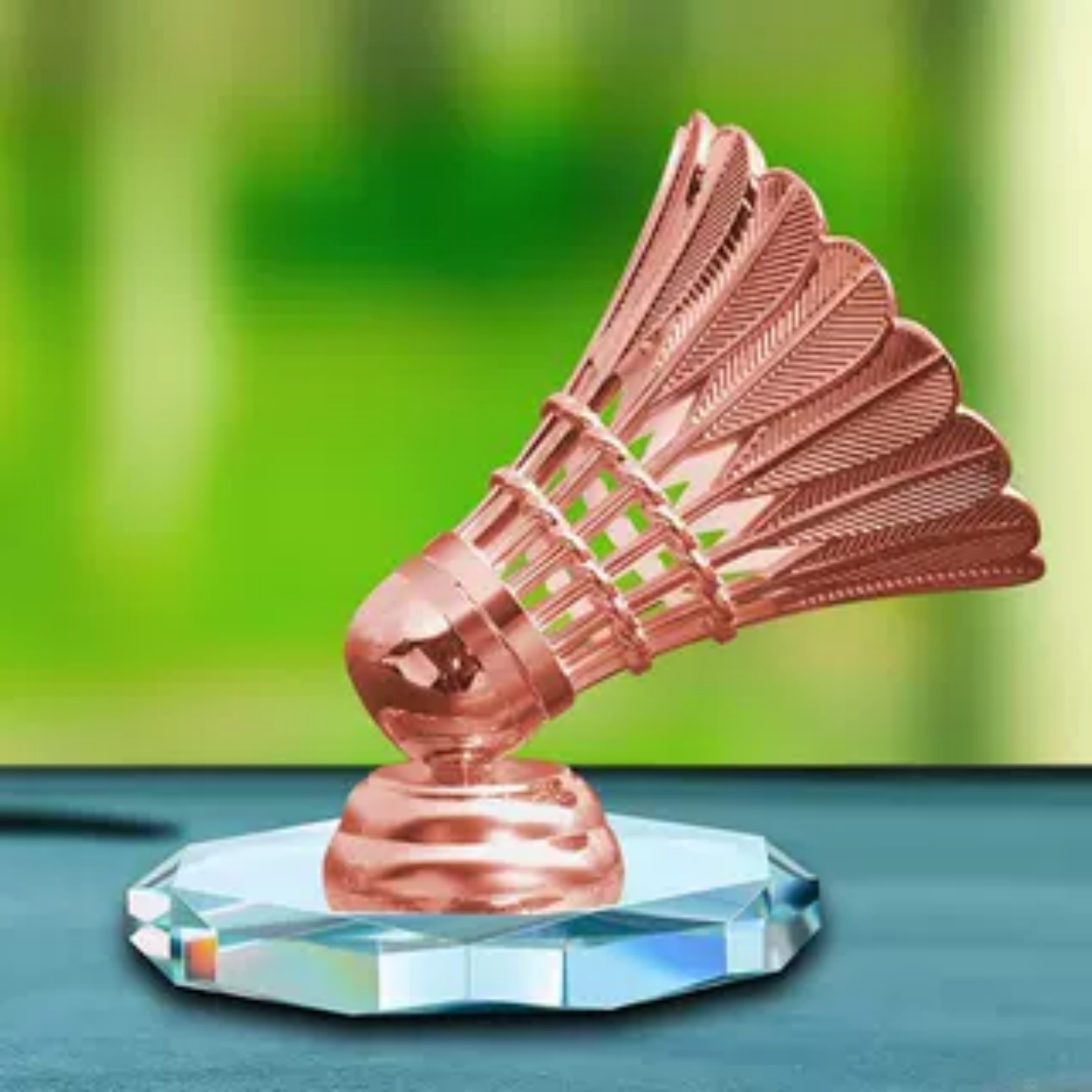 Alaşımlı Badminton Avtomobil Ornamentləri Yeni Məhsul Sevənlər Avtomobil Daxili Mərkəzi Konsol Dekoru Müsabiqə Yaxşı Səs Metal Trophy