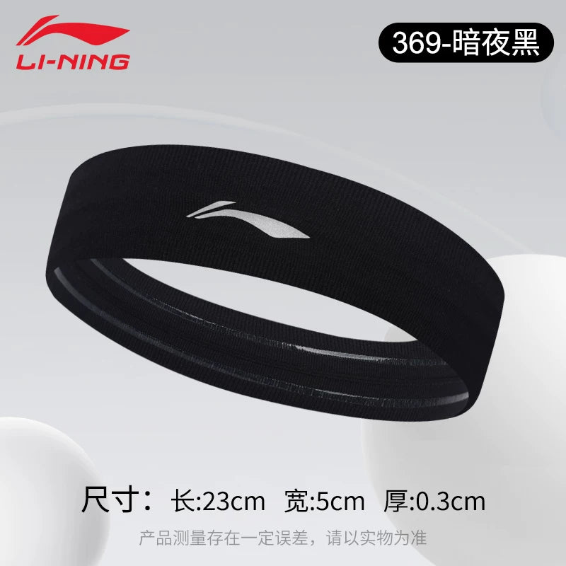 Li Ning Badminton İdman Baş Bandı Tərləmə Bələdçisi Antiperspirant Qaçış Kişi və Qadın Basketbolu İp Fitness Yoga Tər Əleyhinə Baş Bandı Yay