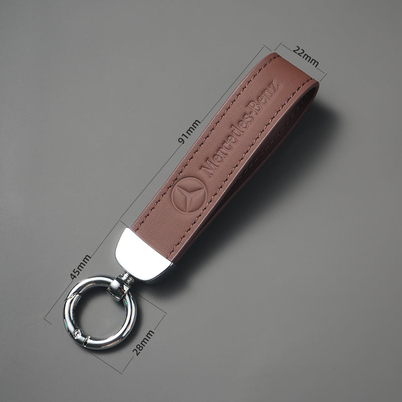 Genuine leather car key chains suitable for Mercedes-Benz E300, CLS, C400, AMG, GTA, G-Class, Vito and V300L
