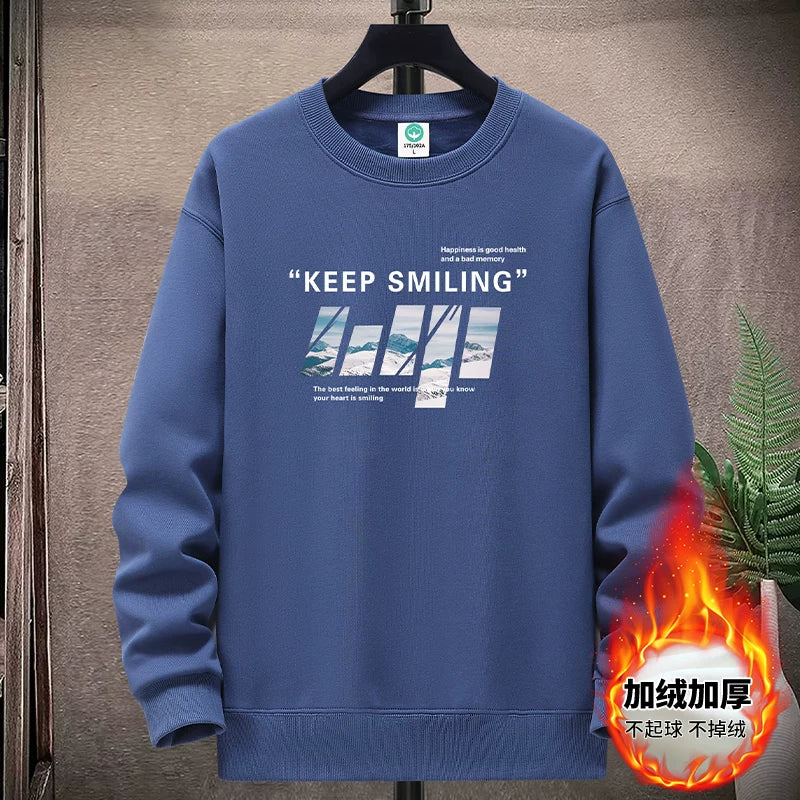 Yeniyetmələr və tələbələr üçün payız/qış təmiz pambıqdan hazırlanmış yun yaxalıqlı sviter, boş oturan gündəlik kazak alt qatı, qalın və isti top