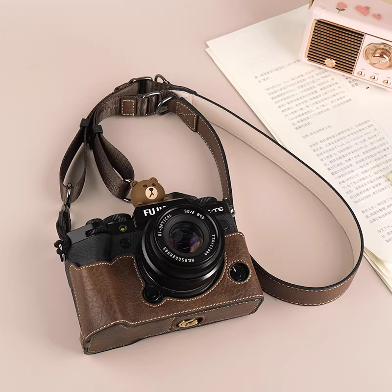 Fuji xt5 qoruyucu qutu üçün uyğundur Fuji xt50 kamera çantası xt30 birinci nəsil qoruyucu qabıq xs20 dəsti xs10 bazası xt10 xt20 xt30iii yarım paket xt30 ikinci nəsil sevimli aksesuarlar