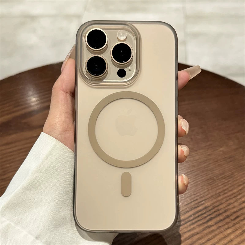 Apple 17 cib telefonu qutusu, yeni ultra nazik iphone16promax maqnit şaxtalı 17pro yüksək səviyyəli plus hər şey daxil 15 düşməyə qarşı 14 şəffaf 13 sadə 12 ağ 11 niş qadın modeli üçün uyğundur