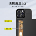 Apple 16 kart tutucusu üçün telefon qutusu ilə uyğundur, SIM kart yerləşdirmək mümkündür, iPhone 17 Pro Max kart tutucusu, zərbəyə davamlı 13, 15 Pro pul kisəsi, 14 qoruyucu qutu, XS kişilər üçün, kart daxiletməsi olan 16 Plus sürgü, 11 iş, 12 qabıq, SE4