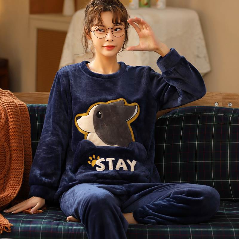 cütlük pijama dəsti qış qadın kişilər pijama ev geyimləri pijama